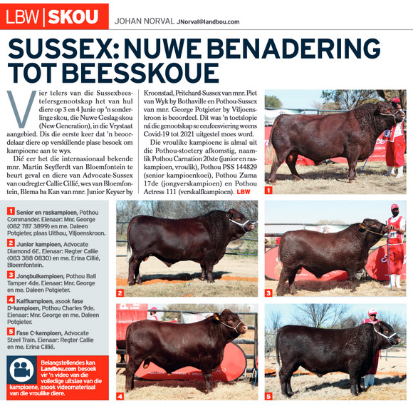  Lanbouweekblad article on our Ambulance trailor / Lees wat Landbouweekblad se volledige berig oor ons Ambulanswa